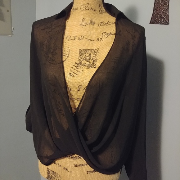 BCBGMaxAzria Tops - BCBG MaxAzria Sheer Top